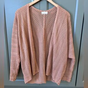 BeCool Boutique Lightweight Crochet Cardigan